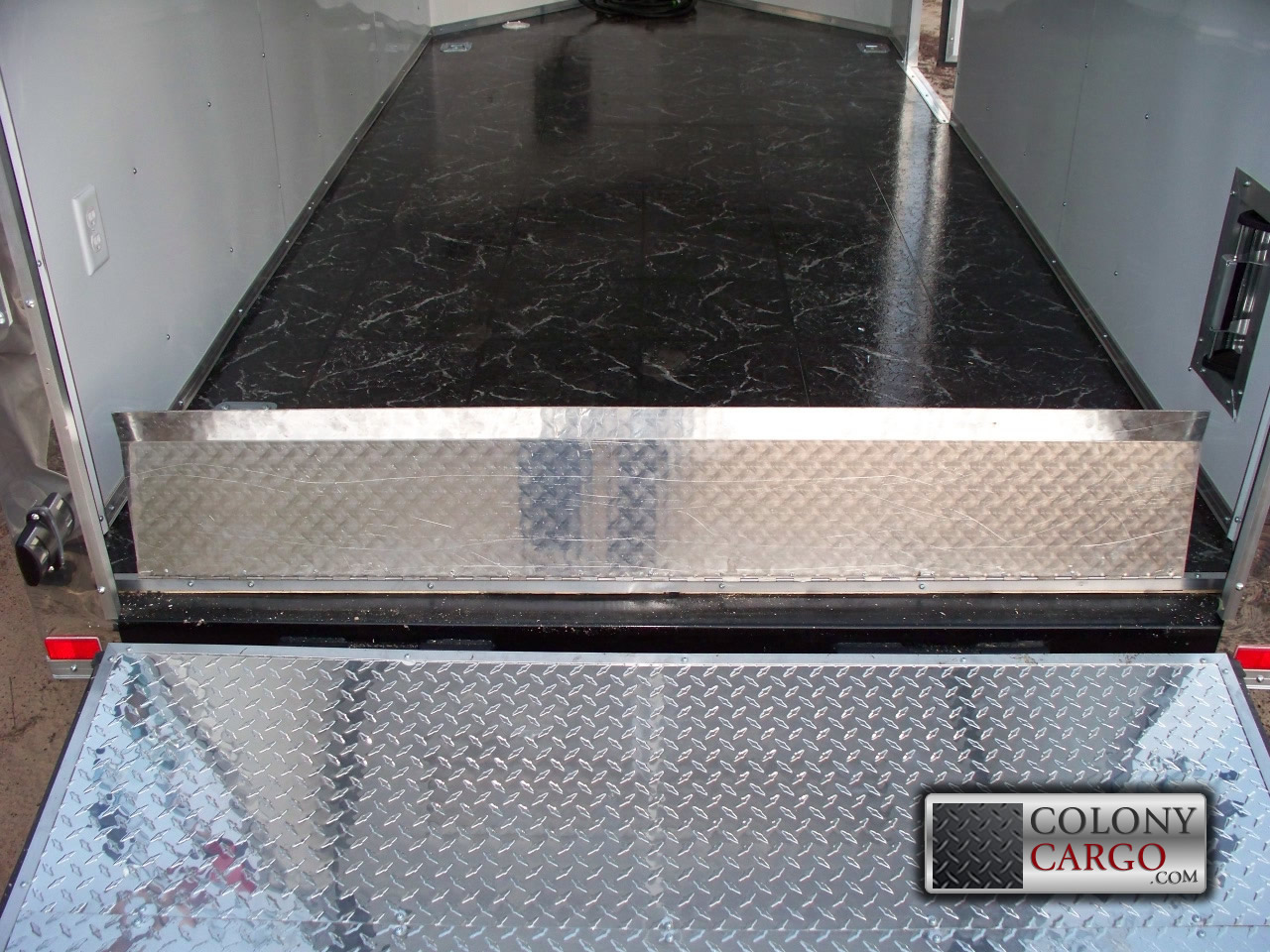 Concession Options Black Floor 2 American Trailer Pros Cargo