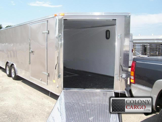 Ramp Options - Ramp In V Nose - American Trailer Pros - Cargo Trailers, Enc...